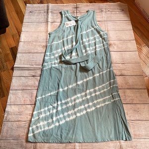 NWT Splendid Collection Celeste Maxi Dress Size XL Emerald Bay Tye Die